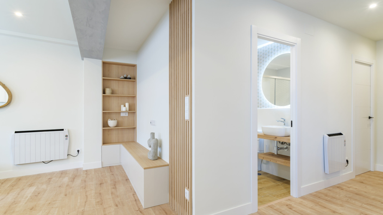 decorar pared espejos