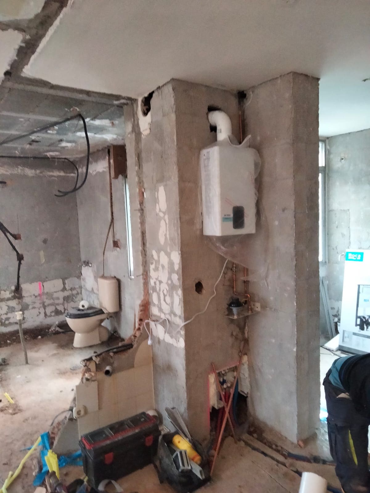 antes y despues piso reformado moderno 17